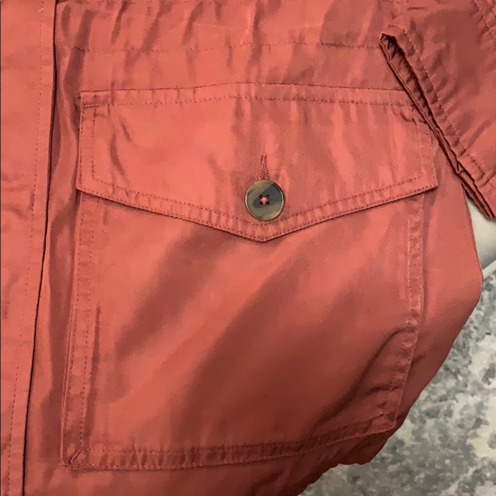 New! Utility Rain Jacket With Hide Away Hood - Picture 5 of 10